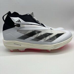 Adidas Adizero Impact+ TPU Baseball Cleats White Black Pink Men's 9 IF8494